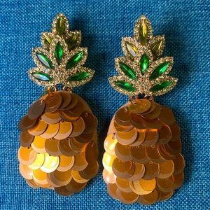 Kate Spade Sequin Pineapple Earrings